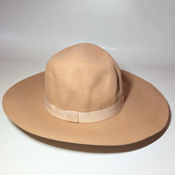 Wallaroo Aspen Wool Indie Boho Minimalist Neutral Fedora Women's Classic Hat. - Picture 1 of 9